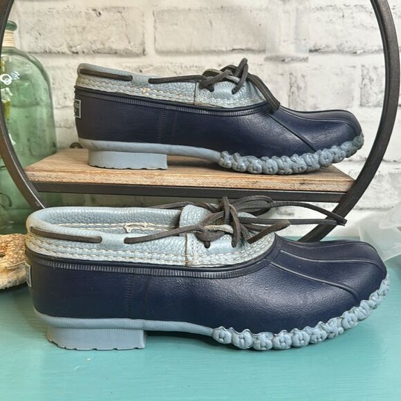 Vintage L.L. Bean Boots, Blue ‘Bean Boots’ Rain Muck size 9 - Picture 1 of 6